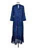 Zara Paisley Blue Casual Dress Size XS - photo 2