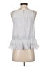 Floreat Silver Sleeveless Blouse Size 4 - photo 2
