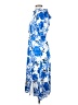 Julia Jordan 100% Polyester Print Blue Casual Dress Size 2 - photo 5