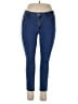 Shein Solid Blue Jeans Size XXL - photo 1