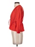 Wilfred 100% Polyester Red 3/4 Sleeve Blouse Size XS - photo 5