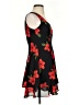 Hampton Nites Floral Black Cocktail Dress Size 4 - photo 4