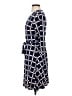 Leota Argyle Blue Casual Dress Size S - photo 5