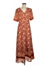 Roolee 100% Polyester Orange Casual Dress Size M - photo 1