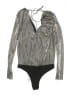 BCBGeneration Metallic Silver Bodysuit Size S - photo 1