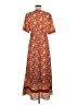 Roolee 100% Polyester Orange Casual Dress Size M - photo 2