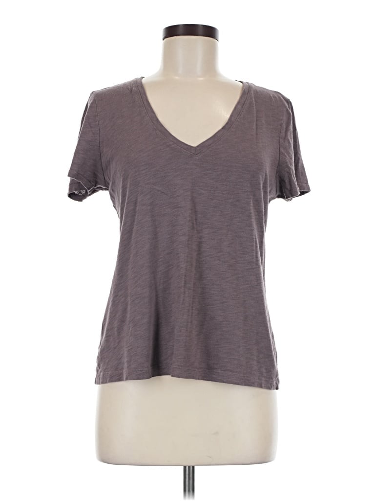 Pre-owned Beyond Yoga Short Sleeve T-shirt In Gray