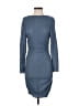 Zara Tweed Blue Casual Dress Size M - photo 1