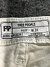 Free People Color Block Ivory Jeans Size 24 waist - photo 7