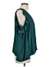 Lush 100% Polyester Teal 3/4 Sleeve Blouse Size L - photo 4