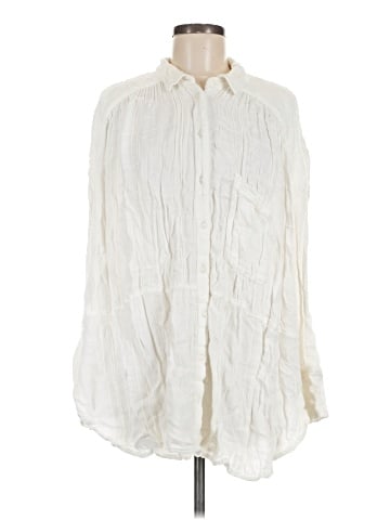 Free People Long Sleeve Button-Down Shirt (view 1)