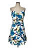 BCBGMAXAZRIA Print White Cocktail Dress Size L - photo 1