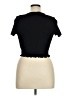 Divided by H&M Black Short Sleeve Top Size XL - photo 2