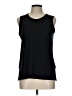 Max Studio Black Sleeveless T-Shirt Size L - photo 1