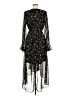 Sugar Lips 100% Polyester Black Casual Dress Size M - photo 2