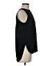 Vince. Black Sleeveless Button-Down Shirt Size M - photo 4