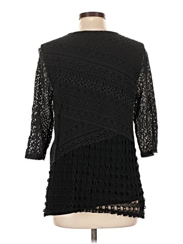 JM Collection 3/4 Sleeve Top (view 2)