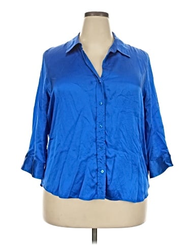 L'Agence 3/4 Sleeve Button-Down Shirt (view 1)