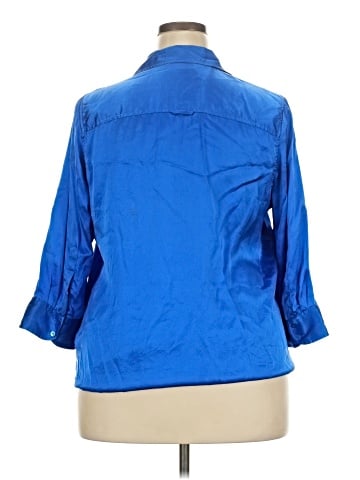 L'Agence 3/4 Sleeve Button-Down Shirt (view 2)