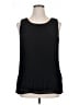 Roz & Ali 100% Polyester Black Sleeveless Blouse Size XL - photo 1