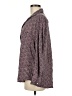 Grayson 100% Lyocell Print Burgundy Long Sleeve Blouse Size Med (3) - photo 5