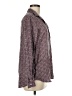 Grayson 100% Lyocell Print Burgundy Long Sleeve Blouse Size Med (3) - photo 4