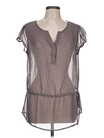 a.n.a. A New Approach Short Sleeve Blouse (view 1)