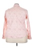 Shyanne 100% Cotton Paisley Pink Long Sleeve Button-Down Shirt Size 3X - photo 2