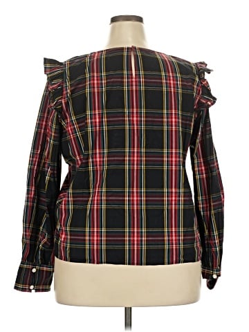J.Crew Factory Store Long Sleeve Blouse (view 2)