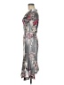 Komarov 100% Polyester Floral Gray Cocktail Dress Size Med (2) - photo 5