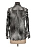 Old Navy 100% Cotton Checkered-gingham Black Long Sleeve Button-Down Shirt Size M - photo 2