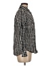 Old Navy 100% Cotton Checkered-gingham Black Long Sleeve Button-Down Shirt Size M - photo 4