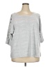 Belldini Gray 3/4 Sleeve Top Size 3X - photo 1