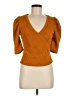 Haute Monde Orange 3/4 Sleeve Top Size M - photo 1