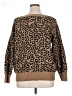 Old Navy Animal Print Brown Pullover Sweater Size XL - photo 2