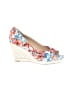 Kelly & Katie Floral Blue Wedges Size 6 1/2 - photo 1