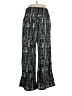 Deb 100% Polyester Print Black Casual Pants Size 1X - photo 1