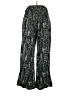 Deb 100% Polyester Print Black Casual Pants Size 1X - photo 2