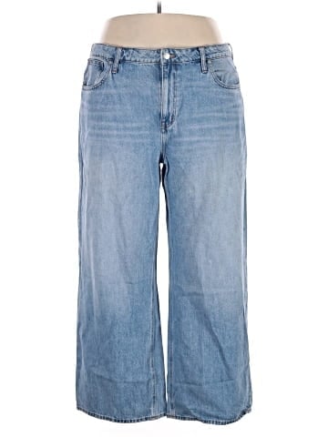 Madewell Plus Superwide-Leg Jeans in Varian Wash (view 1)