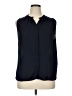 Collective Concepts Blue Sleeveless Blouse Size XL - photo 1