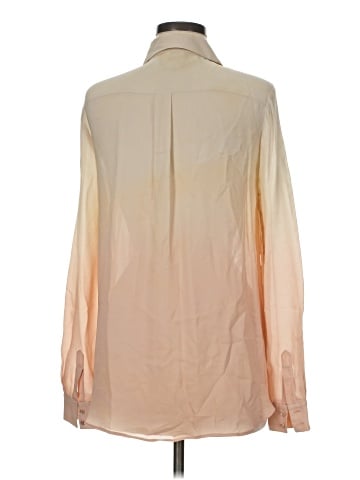 Haute Hippie Long Sleeve Silk Top (view 2)