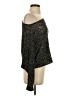 Free People Metallic Black Pullover Sweater Size XS - photo 4