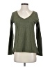 Sun & Shadow Green Long Sleeve Top Size S - photo 1