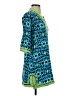 Escapada Print Blue Casual Dress Size XS - photo 4