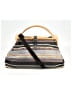 Sun N Sand Stripes Gray Yellow Shoulder Bag One size - photo 1