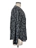 Theory 100% Silk Blue Long Sleeve Silk Top Size L - photo 4