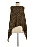 Haute Hippie 100% Polyester Brown Poncho One size - photo 1