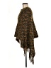 Haute Hippie 100% Polyester Brown Poncho One size - photo 5