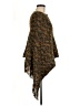 Haute Hippie 100% Polyester Brown Poncho One size - photo 4