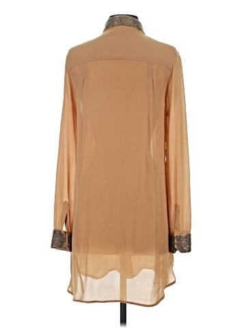 Haute Hippie Long Sleeve Silk Top (view 2)